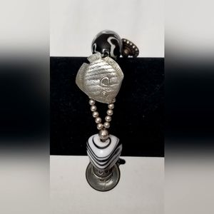 Murano Lampwork Glass Beaded Bracelet by Danforth